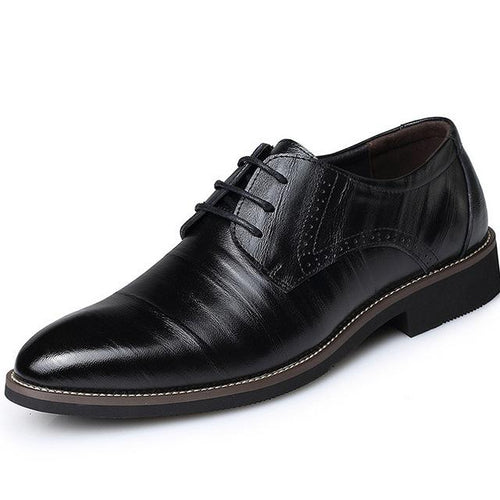 Men's Leather Dress Shoes - 4 Colors