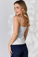 Basic Bae Full Size Round Neck Slim Cami - Luxe Shopping