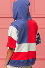 BiBi American Flag Theme Hoodie - Luxe Shopping