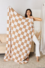 Cuddley Checkered Decorative Throw Blanket - Luxe Shopping