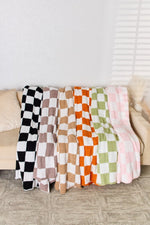 Cuddley Checkered Decorative Throw Blanket - Luxe Shopping