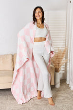 Cuddley Checkered Decorative Throw Blanket - Luxe Shopping