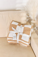 Cuddley Checkered Decorative Throw Blanket - Luxe Shopping