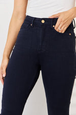 Judy Blue Full Size Garment Dyed Tummy Control Skinny Jeans - Luxe Shopping