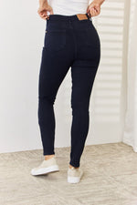 Judy Blue Full Size Garment Dyed Tummy Control Skinny Jeans - Luxe Shopping