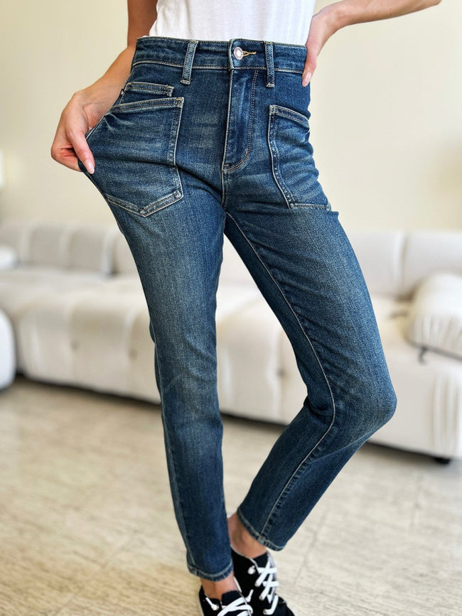 Judy Blue Full Size High Waist Skinny Jeans - Luxe Shopping