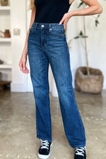 Judy Blue Full Size Tummy Control Straight Jeans - Luxe Shopping