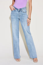 Judy Blue Full Size V Front Waistband Straight Jeans - Luxe Shopping