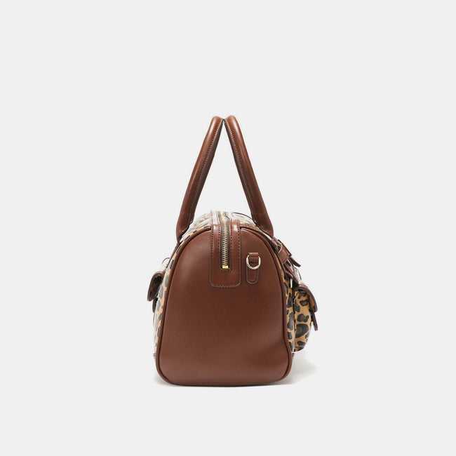 Nicole Lee USA Leopard Boston Bag - Luxe Shopping