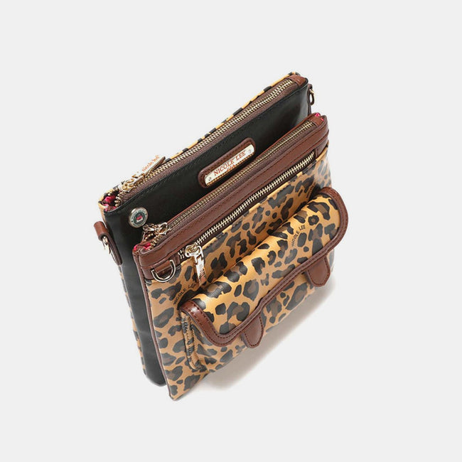 Nicole Lee USA Leopard crossbody bag - Luxe Shopping