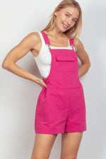 VERY J Adjustable Suspender Overalls with Pockets - Luxe Shopping