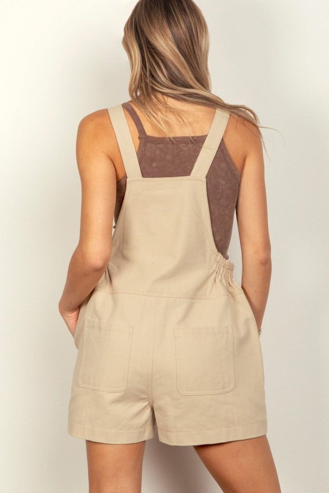 VERY J Adjustable Suspender Overalls with Pockets - Luxe Shopping