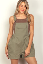 VERY J Adjustable Suspender Overalls with Pockets - Luxe Shopping