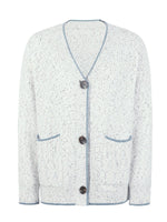 Button Down V-Neck Cardigan with Pockets - Luxe Shopping