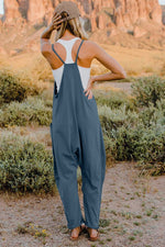 Double Take V-Neck Sleeveless Jumpsuit with Pocket - Luxe Shopping