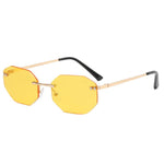 Frameless Polygon Fashion Glasses For Men And Women - 6 Colors - Luxe Shopping