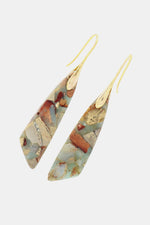 Handmade Natural Stone Dangle Earrings - Luxe Shopping