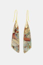 Handmade Natural Stone Dangle Earrings - Luxe Shopping