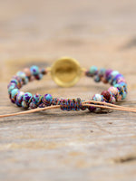 Imperial Jasper Beaded Bracelet - Luxe Shopping