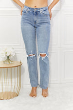 Kancan Abby High Rise Slim Straight Jeans - Luxe Shopping