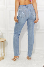 Kancan Abby High Rise Slim Straight Jeans - Luxe Shopping