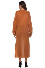 Long Sleeve Open Front Buttoned Cardigan - 9 Colors - Luxe Shopping