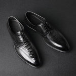 Men's Autumn New Style Carved Hollow Business Dress Shoes - Luxe Shopping