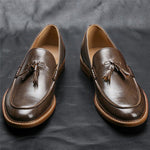 Men's Shoes Leather Loafers Business Dress Formal Shoes