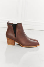 Point Toe Bootie in Chocolate - Luxe Shopping