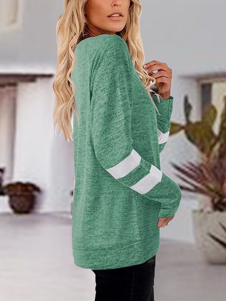 V-Neck Raglan Sleeve T-Shirt - 4 Colors - Luxe Shopping