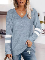 V-Neck Raglan Sleeve T-Shirt - 4 Colors - Luxe Shopping