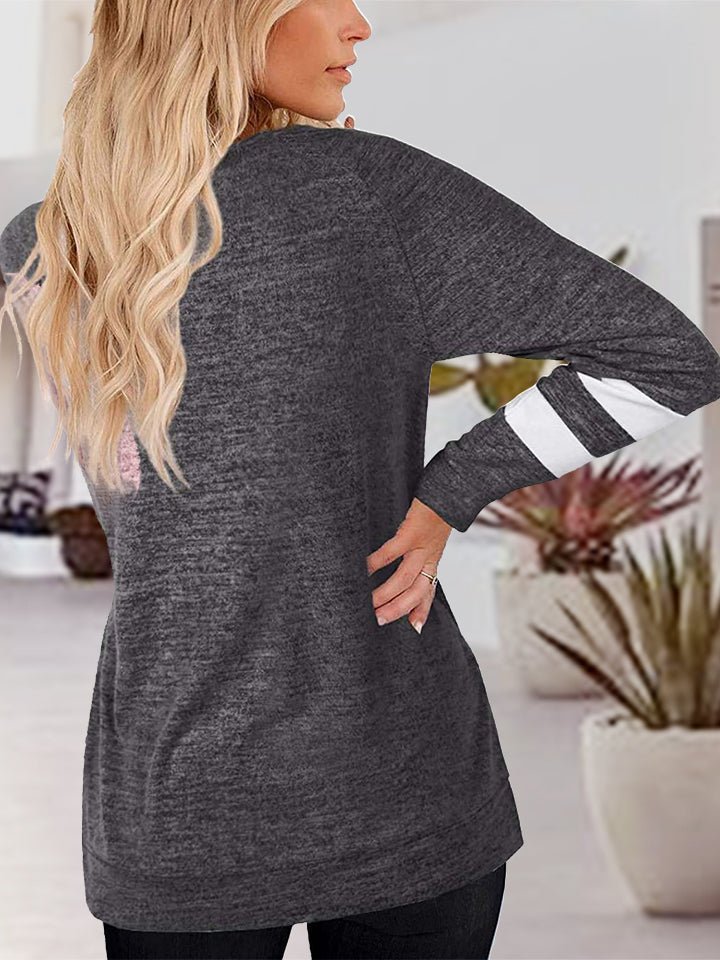 V-Neck Raglan Sleeve T-Shirt - 4 Colors - Luxe Shopping