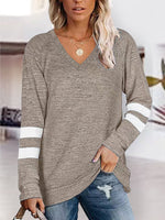 V-Neck Raglan Sleeve T-Shirt - 4 Colors - Luxe Shopping