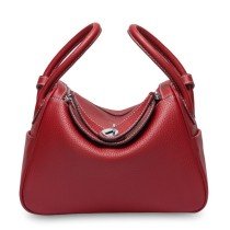 Women's Cowhide Leather Lindy Bag - 10 Colors - Luxe Shopping