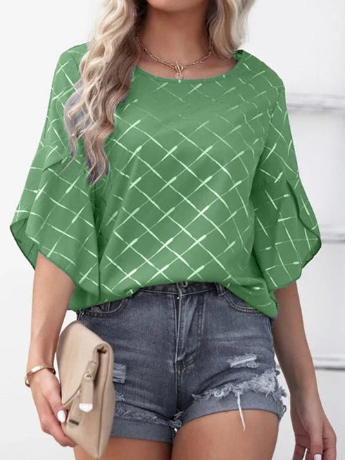 Women's Ruffle Sleeve Blouse - 6 Colors